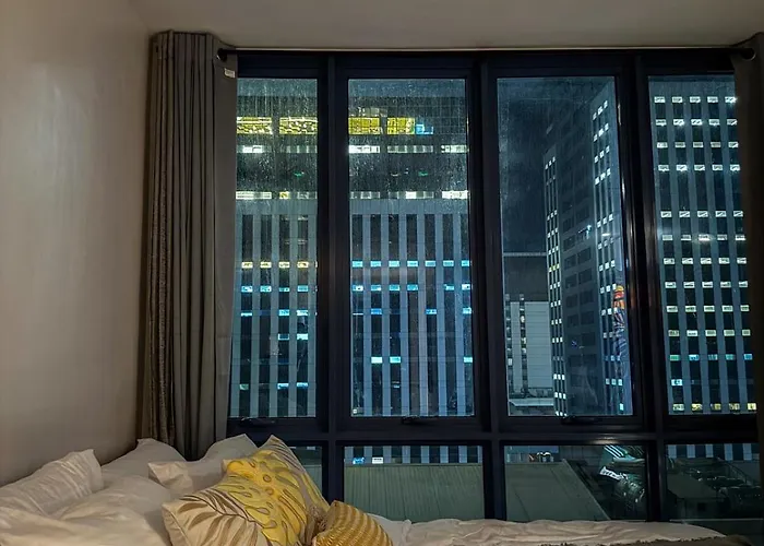 Apartment Estudio La Vida At 38 Park Avenue - 5 Minutes Walk To Ayala Bloc, With Infinity Pool, Fast Wi-fi, Gym, & Views Inside It Park *
