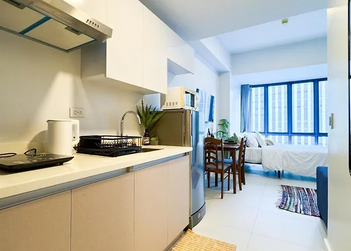 Estudio La Vida At 38 Park Avenue - 5 Minutes Walk To Ayala Bloc, With Infinity Pool, Fast Wi-fi, Gym, & Views Inside It Park *