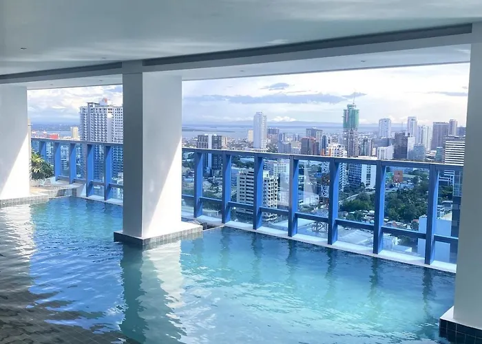 Apartment Estudio La Vida At 38 Park Avenue - 5 Minutes Walk To Ayala Bloc, With Infinity Pool, Fast Wi-fi, Gym, & Views Inside It Park