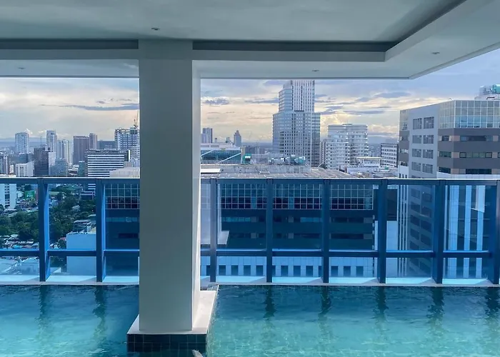 Estudio La Vida At 38 Park Avenue - 5 Minutes Walk To Ayala Bloc, With Infinity Pool, Fast Wi-fi, Gym, & Views Inside It Park